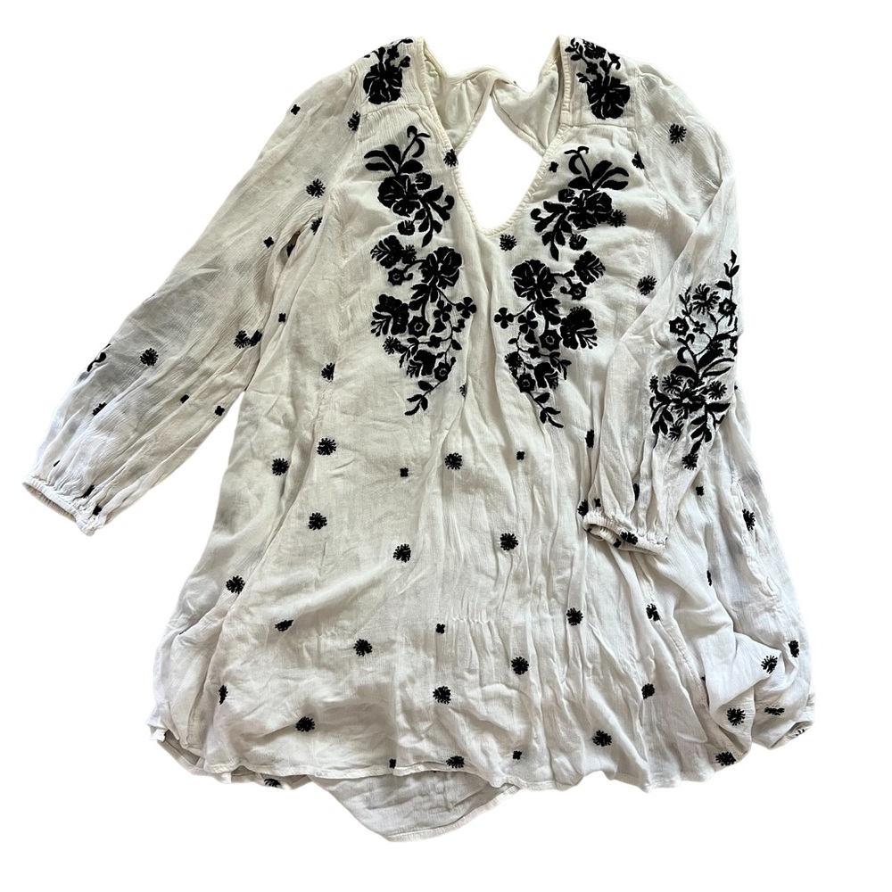 Free People Tunic Boho Flowy Oversized Top Women’s Casual Chic